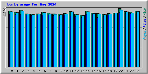 Hourly usage for May 2024